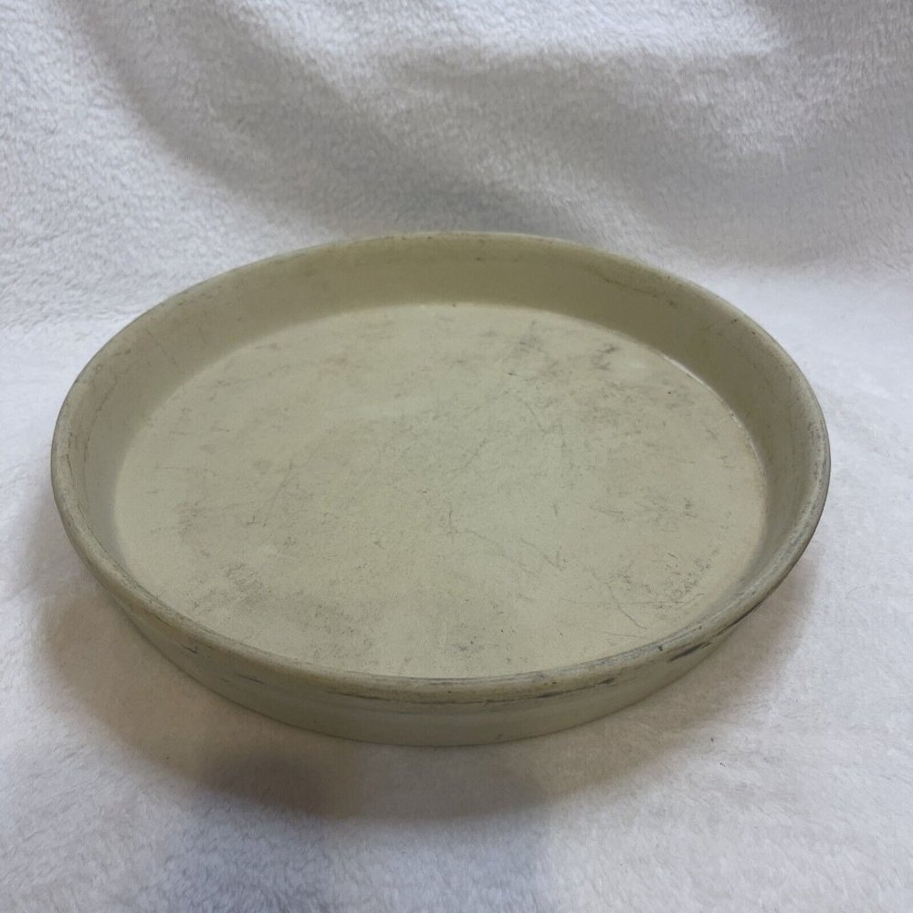 Pampered Chef 124 Dish Baker Classic 11" Round Pie Stoneware USA